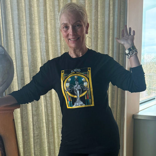 FOUND black long-sleeve t-shirt